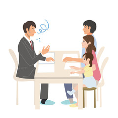 Obraz premium 商談 ビジネスマン イラスト 