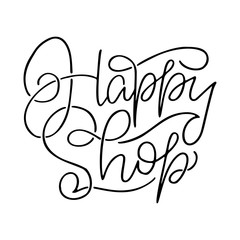 Original hand drawn illustration with lettering for kids shop logo design and prints. Hand drawn vector illustration