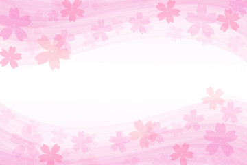Japanese cherry blossom abstract or spring pink wind background