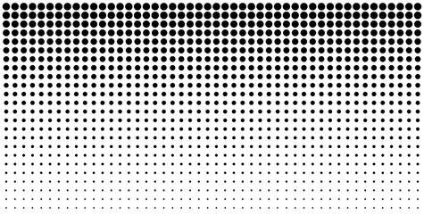 Vertical gradient halftone dots background, horizontal template using halftone dots pattern. Vector illustration