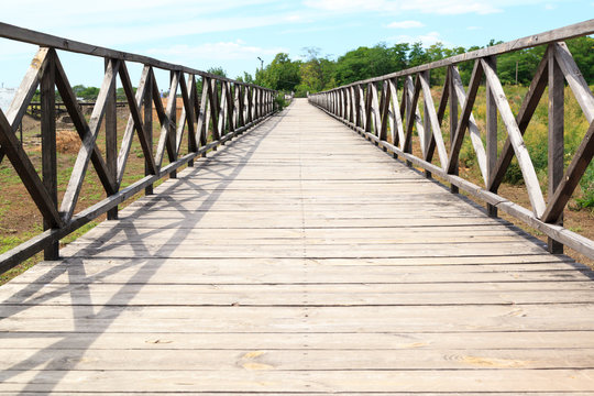 Wooden bridge