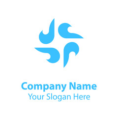 Abstract graphic icon, logo design template, symbol for company