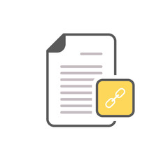 Document file hyperlink internet link page weblink icon