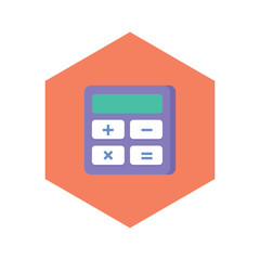 Fototapeta premium calculator vector icon