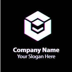 Abstract graphic icon, logo design template, symbol for company