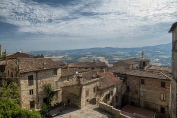 Fototapeta na wymiar View of Todi, in Umbria