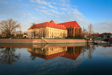 Fototapeta premium Cathedral Island of Wroclaw