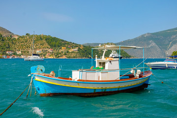 Fototapeta na wymiar Traditional Greek fishing boat
