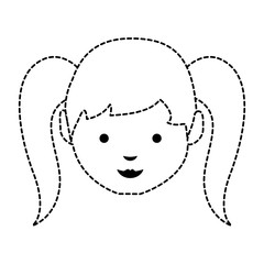 cartoon girl icon