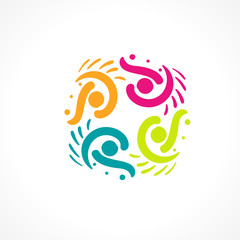 Naklejka premium logo business