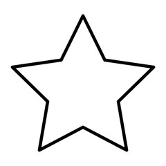 Star shape icon image