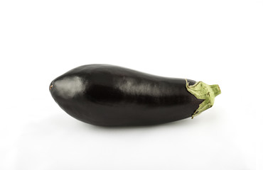 eggplant on white background