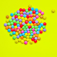 colorful smarties background 