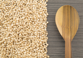 White quinoa seeds - Chenopodium quinoa