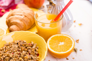 Healthy Breakfast. Various Assortment Set.