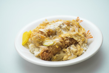 エビ綴じ丼
