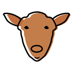 cartoon deer icon image