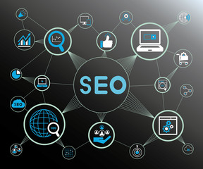 SEO, search engine concept network