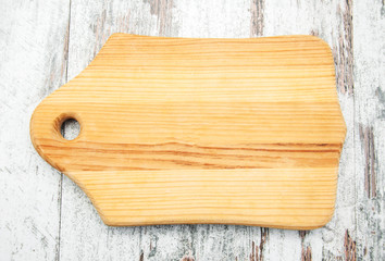 empty vintage cutting board