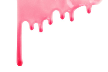 Shampoo pouring from the bottle