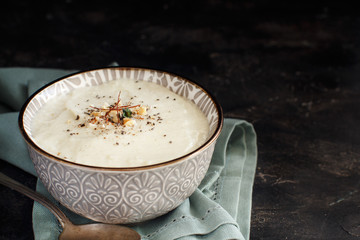 Creamy cauliflower soup