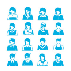 people career avatar icons