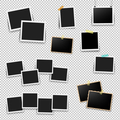 Photo Frame Big Set With Transparent Background