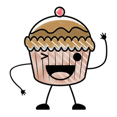 kawaii muffin icon