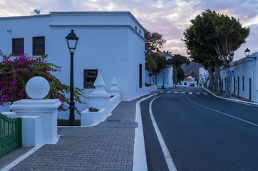 Fototapete Rund Yaiza, Lanzarote, Canary islands, Spain © vitaprague