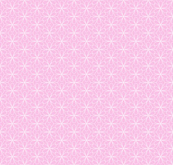 outline floral pattern