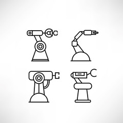 robotic arm icons