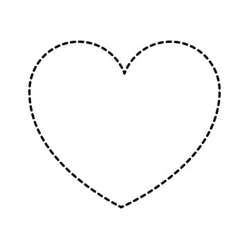 heart love health care medical symbol vector illustration sticker style image