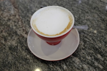 cup of cappuccino