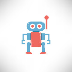 cute robot grunge style
