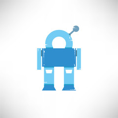 cute robot grunge style