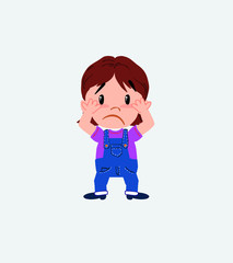 White girl, surprised.