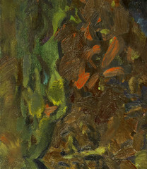 Oil painting, abstract