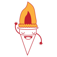 Kawaii ice cream design