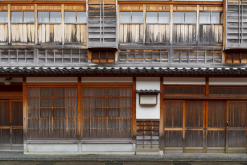 Typical wooden house in Japan