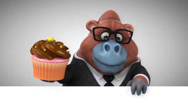 Fun orang-outan - 3d Animation