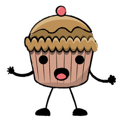 kawaii muffin icon
