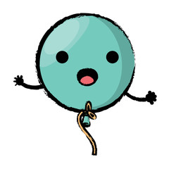kawaii balloon icon