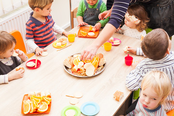 Lunch in kindergarden