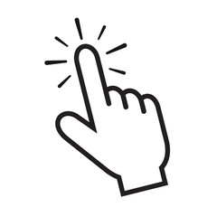 Computermaus Klick Pointer - Finger, Anfassen, Berühren