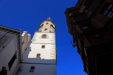 Rathausturm in Goerlitz, Sachsen, Deutschland