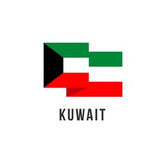 Kuwait Flag Vector Template Design