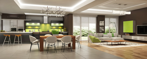 Modern house interior

