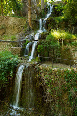 Wasserfall im Freilichtmuseum Sa Granja auf Mallorca