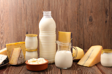 assorted dairy product
