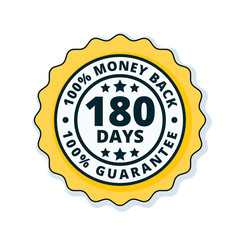 180 Days Money Back illustration